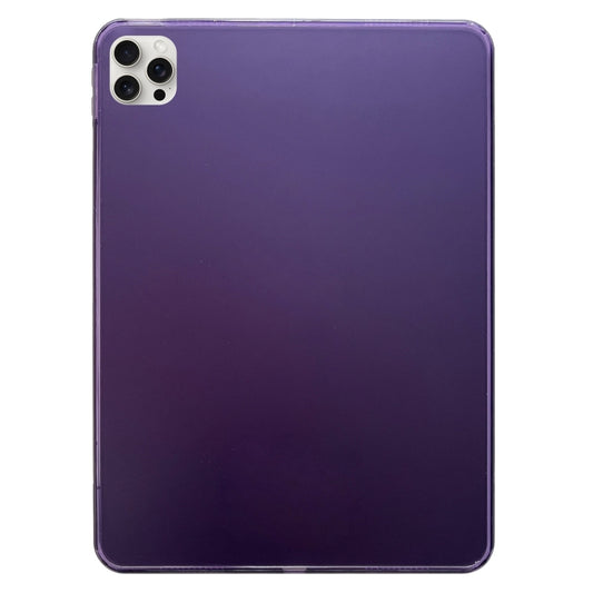 For iPad Pro 13 2024 Skin-feeling Crystal Clear Acrylic Tablet Case(Purple) - iPad Pro 13 2024 Cases by buy2fix | Online Shopping UK | buy2fix