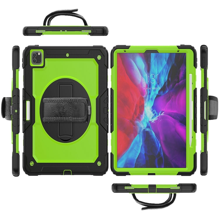 For iPad Pro 13 2024 Silicone + PC Tablet Protective Case(Yellow Green+Black) - iPad Pro 13 2024 Cases by buy2fix | Online Shopping UK | buy2fix