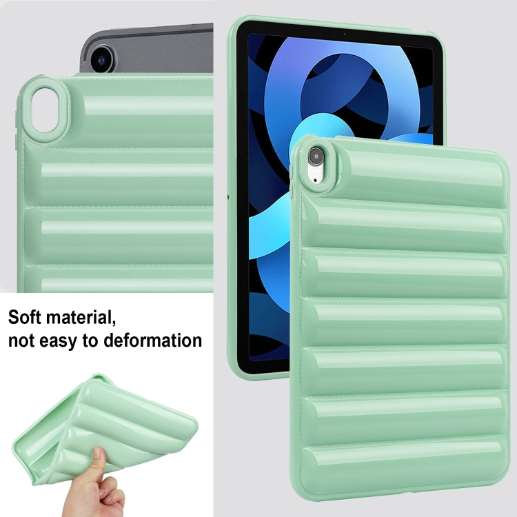 For iPad Air 11 2024 Eiderdown Cushion Shockproof Tablet Case(Green) - iPad Air 11 2024 Cases by buy2fix | Online Shopping UK | buy2fix