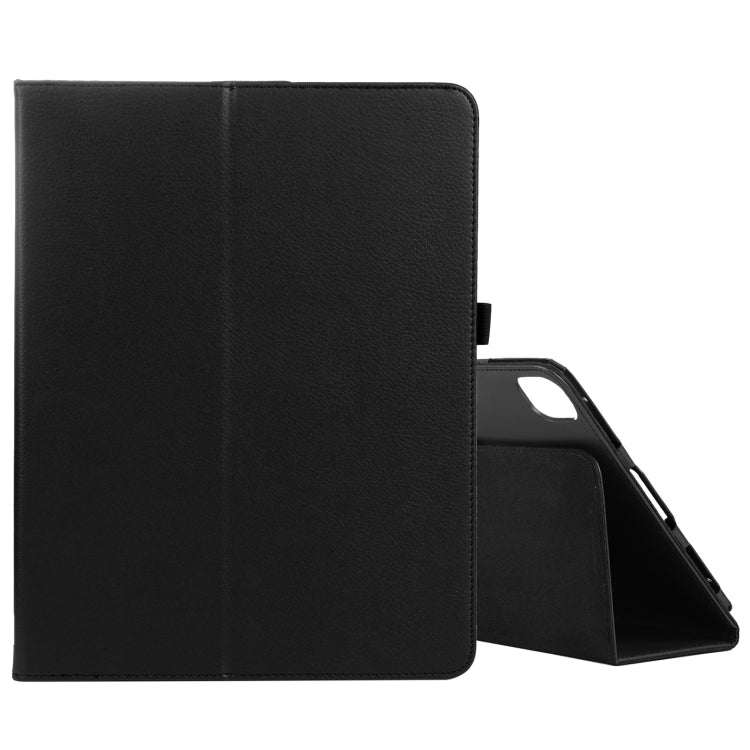 For iPad Air 11 2024 Litchi Texture Solid Color Leather Tablet Case(Black) - iPad Air 11 2024 Cases by buy2fix | Online Shopping UK | buy2fix