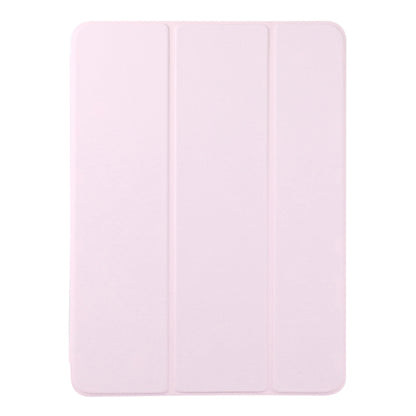 For iPad Pro 11 2024 Double-sided Clip Non-buckle Magnetic PU Smart Tablet Case(Pink) - iPad Pro 11 2024 Cases by buy2fix | Online Shopping UK | buy2fix