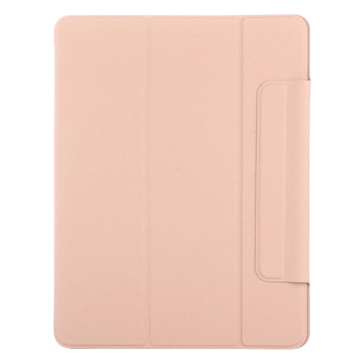 For iPad Air 11 2024 Double-sided Clip Fixed Buckle Magnetic PU Leather Smart Tablet Case(Gold) - iPad Air 11 2024 Cases by buy2fix | Online Shopping UK | buy2fix