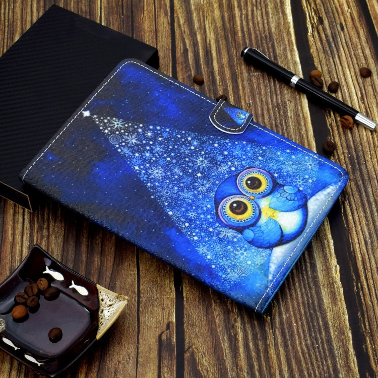 For iPad Pro 11 2024 Painted Stitching Smart Leather Tablet Case(Night Sky Owl) - iPad Pro 11 2024 Cases by buy2fix | Online Shopping UK | buy2fix