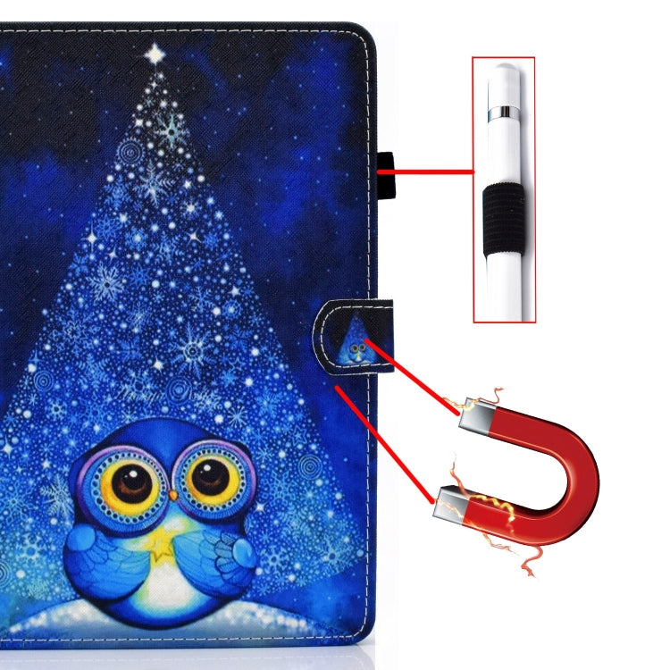 For iPad Pro 11 2024 Painted Stitching Smart Leather Tablet Case(Night Sky Owl) - iPad Pro 11 2024 Cases by buy2fix | Online Shopping UK | buy2fix