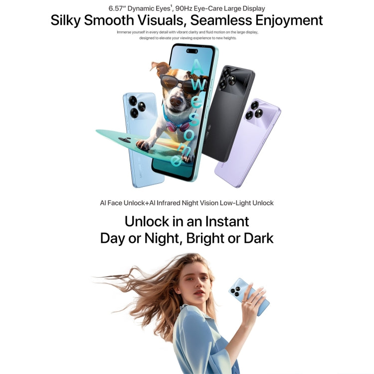 [HK Warehouse] UMIDIGI G6 5G, 6GB+128GB, Face ID Identification, 6.6 inch UMIDIGI OS Dimensity 6100+ 5G Octa Core, Network: 5G(Ice Blue) - UMIDIGI by UMIDIGI | Online Shopping UK | buy2fix