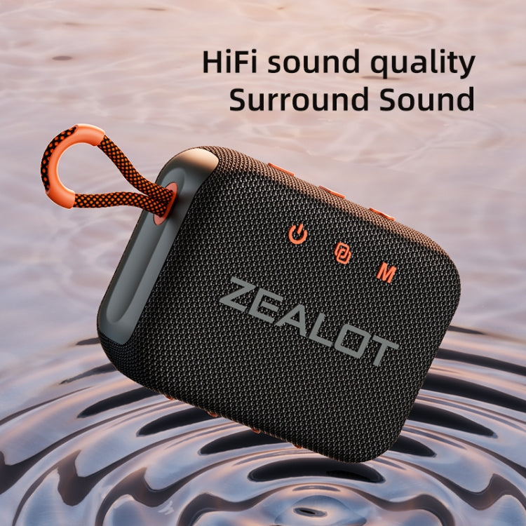 Zealot S75 Portable Outdoor IPX6 Waterproof Bluetooth Speaker(Blue) - Waterproof Speaker by ZEALOT | Online Shopping UK | buy2fix