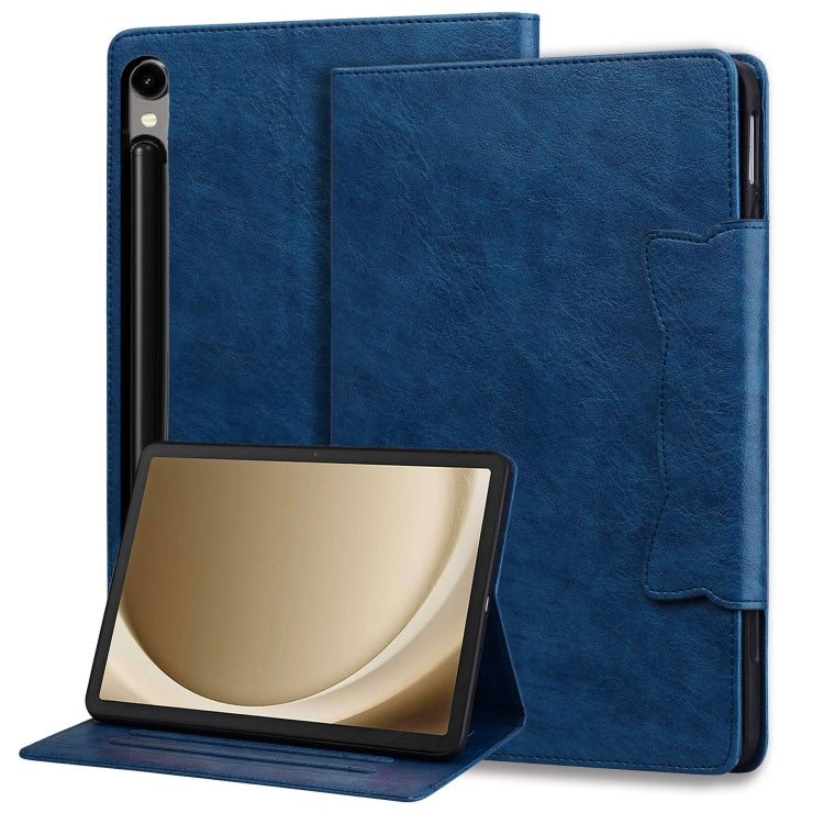 For Samsung Galaxy Tab S9+ / S8+ / S7+ Cat Buckle Leather Smart Tablet Case(Royal Blue) - Galaxy Tab S9+ Cases by buy2fix | Online Shopping UK | buy2fix