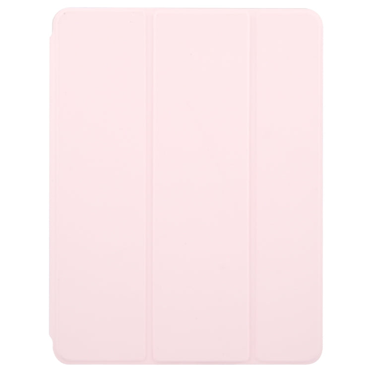 For iPad Pro 13 2024 GEBEI Acrylic TPU 3-folding Rotating Smart Tablet Leather Case withh Pen Slot(Pink) - iPad Pro 13 2024 Cases by GEBEI | Online Shopping UK | buy2fix