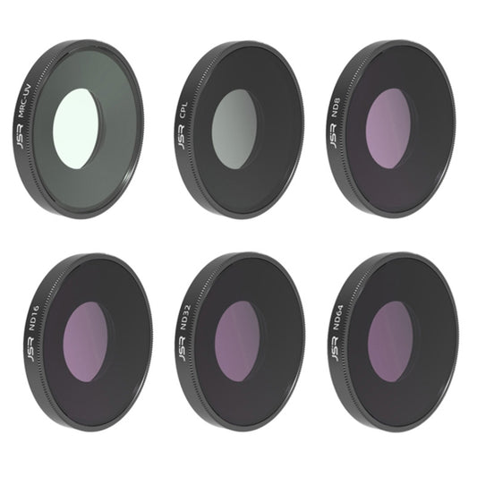 For DJI Osmo Action 4 JUNESTAR Threaded Camera Lens Filter, Filter:6 in 1 ND8-64 UV CPL - Lens Filter by JSR | Online Shopping UK | buy2fix