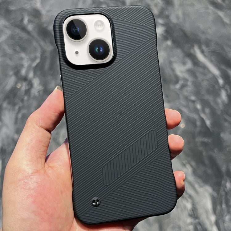 For iPhone 13 Carbon Fiber Frameless Cooling Phone Case(Black) - iPhone 13 Cases by buy2fix | Online Shopping UK | buy2fix