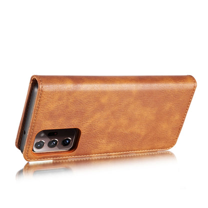 For Samsung Galaxy Note20 Ultra DG.MING Crazy Horse Texture Flip Detachable Magnetic Leather Case with Holder & Card Slots & Wallet(Brown) - Galaxy Note20 Ultra Cases by DG.MING | Online Shopping UK | buy2fix