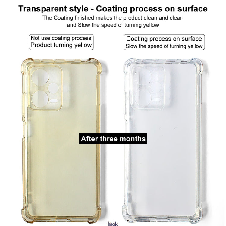 For Xiaomi Redmi 13 4G Global imak Shockproof Airbag TPU Phone Case(Transparent) - Redmi 13 Cases by imak | Online Shopping UK | buy2fix