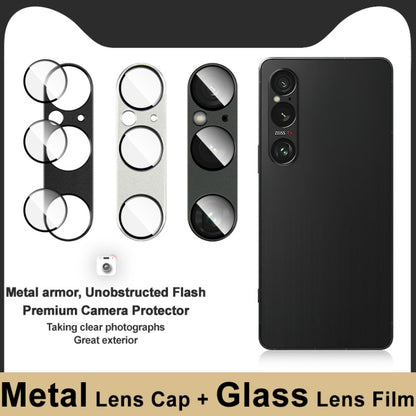 For Sony Xperia 1 VI IMAK Metal Armor Premium Camera Protector Film(Black) - Other by imak | Online Shopping UK | buy2fix