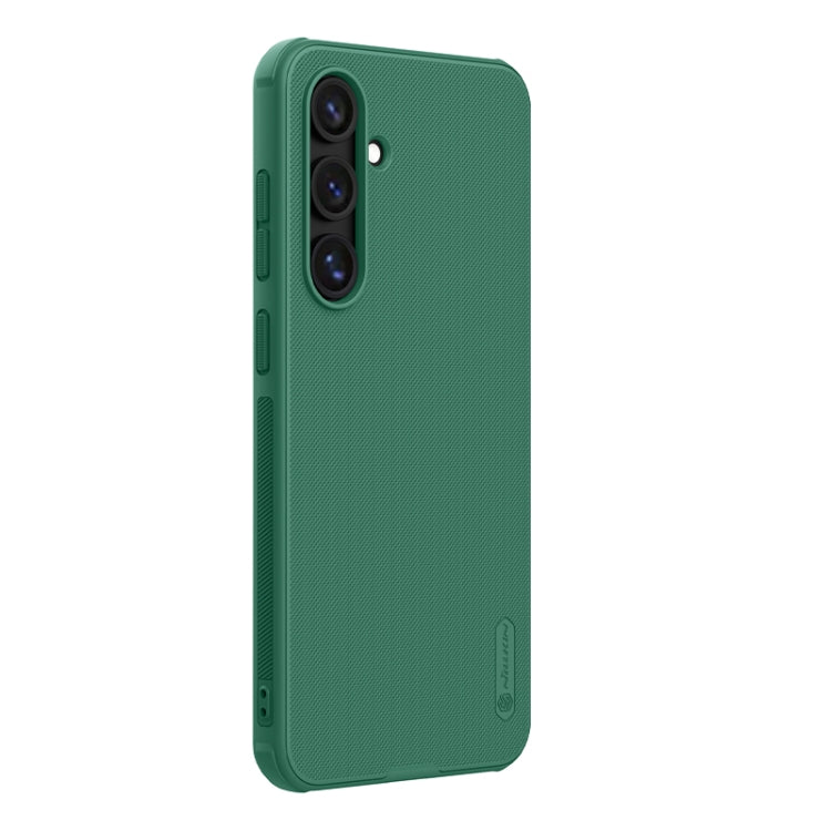 For Samsung Galaxy S24 FE 5G NILLKIN Frosted Shield Pro PC + TPU Phone Case(Green) - Galaxy S24 FE 5G Cases by NILLKIN | Online Shopping UK | buy2fix