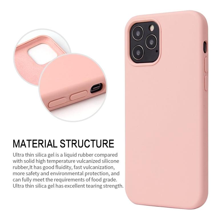 For iPhone 16 Pro Max Liquid Silicone Phone Case(Sand Pink) - iPhone 16 Pro Max Cases by buy2fix | Online Shopping UK | buy2fix