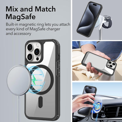 For iPhone 11 Pro Max MagSafe Acrylic Hybrid TPU Phone Case(Wine Red) - iPhone 11 Pro Max Cases by buy2fix | Online Shopping UK | buy2fix