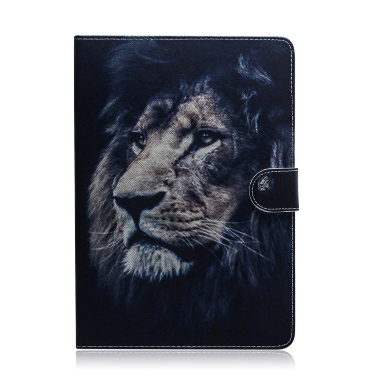 For Samsung Galaxy Tab S7 T870 (2020) 3D Colored Drawing Horizontal Flip Leather Case with Holder & Card Slot & Wallet(Lion) - Other Galaxy Tab PC by buy2fix | Online Shopping UK | buy2fix