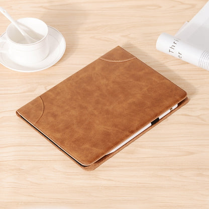 Retro Book Style Leather Tablet Case For iPad Pro 11 2024(Brown) - iPad Pro 11 2024 Cases by buy2fix | Online Shopping UK | buy2fix