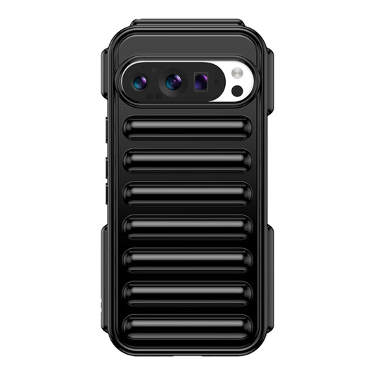 For Google Pixel 9 Capsule Series Candy Color TPU Phone Case(Black) - Google Cases by buy2fix | Online Shopping UK | buy2fix