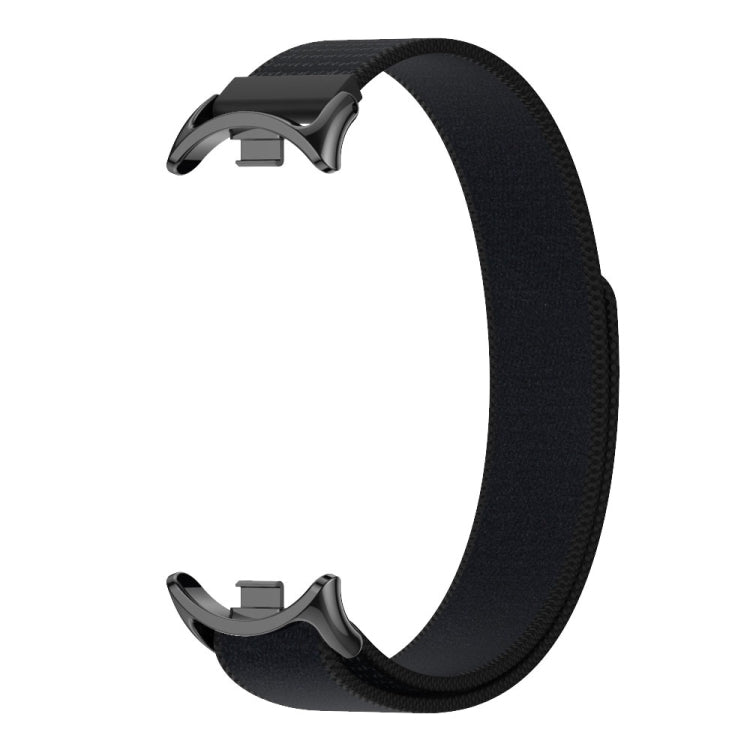 For Xiaomi Smart Band 9 / 8 MIJOBS Nylon Watch Band Wristband(Black) - Watch Bands by MIJOBS | Online Shopping UK | buy2fix