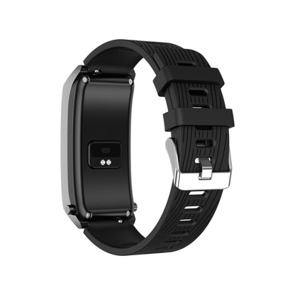 A8 1.98 inch 2 in 1 Bluetooth Earphone Silicone Strap Smart Watch, Support ECG / NFC(Black) - Smart Watches by buy2fix | Online Shopping UK | buy2fix