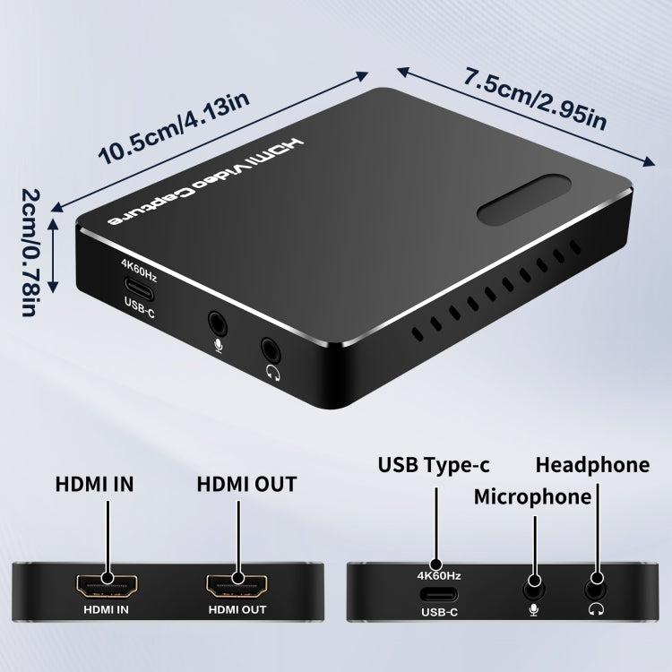 NK-A20 USB3.2 4K HDMI HD Video Capture Card - Video Capture Solutions by buy2fix | Online Shopping UK | buy2fix