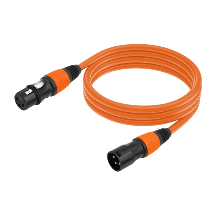 JC1015 XLR 3pin Male to Female Audio Cable, Length:1m(Orange) - Microphone Audio Cable & Connector by buy2fix | Online Shopping UK | buy2fix