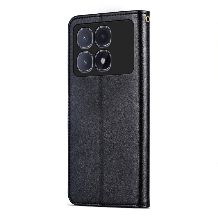 For Redmi K70 Ultra AZNS Sheepskin Texture Flip Leather Phone Case(Black) - Xiaomi Cases by AZNS | Online Shopping UK | buy2fix