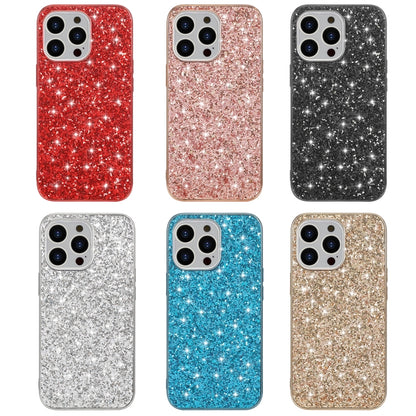 For iPhone 16 Pro Max Glitter Powder Shockproof TPU Phone Case(Black) - iPhone 16 Pro Max Cases by buy2fix | Online Shopping UK | buy2fix