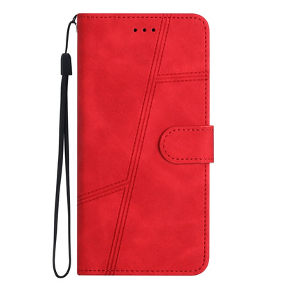 For iPhone 16 Pro Max Skin-feel Stitching Leather Phone Case(Red) - iPhone 16 Pro Max Cases by buy2fix | Online Shopping UK | buy2fix