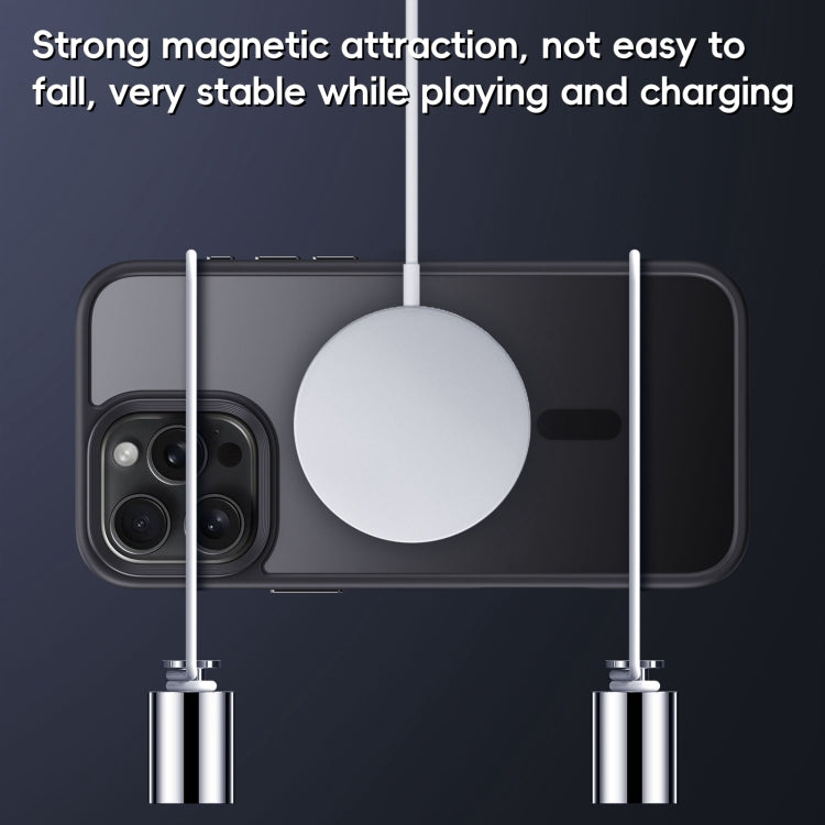 For iPhone 16 Plus Frosted MagSafe Magnetic Phone Case(Puprle) - iPhone 16 Plus Cases by buy2fix | Online Shopping UK | buy2fix