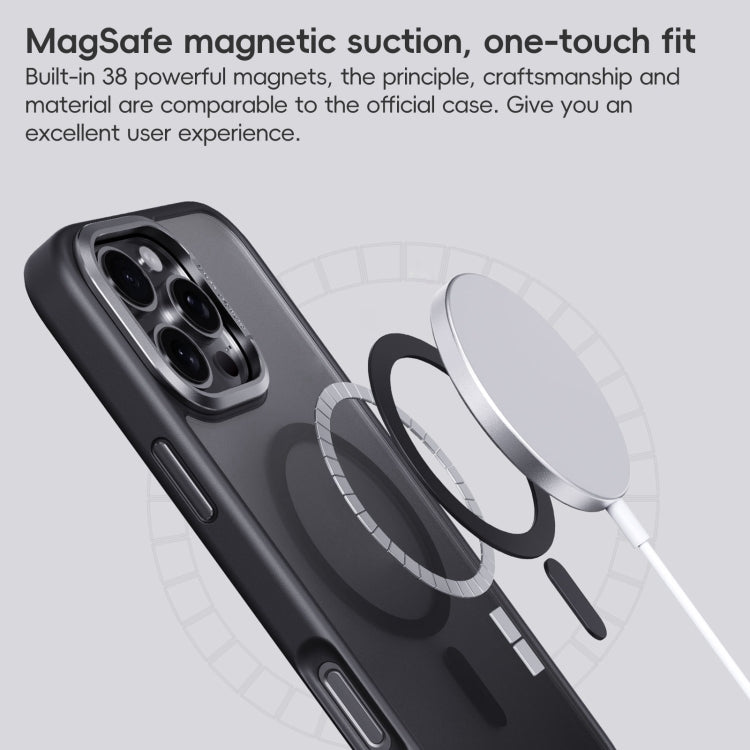 For iPhone 16 Plus Frosted MagSafe Magnetic Phone Case(Puprle) - iPhone 16 Plus Cases by buy2fix | Online Shopping UK | buy2fix