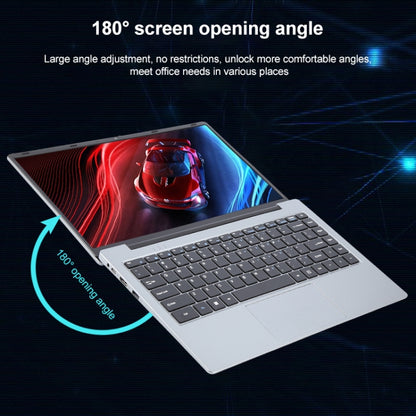 14 inch Windows 11 Laptop, 16GB+1TB, Gen 5th Intel Core i3 CPU, 180 Degree Rotation Axis(Silver) - Others by buy2fix | Online Shopping UK | buy2fix