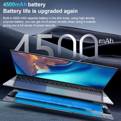 14 inch Windows 11 Laptop, 8GB+256GB, Gen 4th Intel Core i7 CPU, 180 Degree Rotation Axis(Silver) - Others by buy2fix | Online Shopping UK | buy2fix