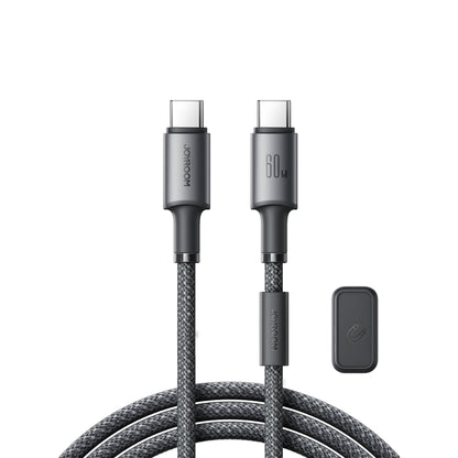 JOYROOM S-A50 3A 480Mbps Fast Charging Data Cable, Type-C to Type-C Cable, Length: 1.2m(Dark Gray) - Multifunction Cable by JOYROOM | Online Shopping UK | buy2fix