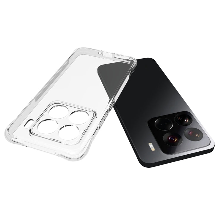 For Xiaomi 15 Pro Shockproof Non-slip Thickening TPU Phone Case(Transparent) - Xiaomi Cases by buy2fix | Online Shopping UK | buy2fix