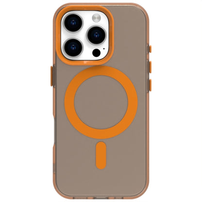 For iPhone 16 Pro Max Candy Magsafe PC Hybrid TPU Phone Case(Orange) - iPhone 16 Pro Max Cases by buy2fix | Online Shopping UK | buy2fix