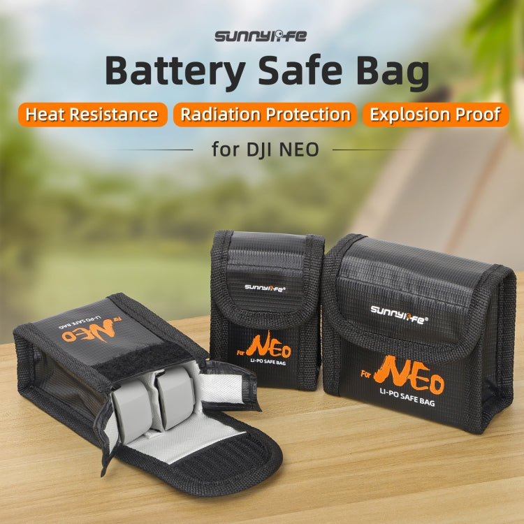 For DJI Neo Sunnylife Battery Explosion-proof Safe Bag Protective Li-Po Safe Bag(For 1pc Battery) - Cases & Bags by Sunnylife | Online Shopping UK | buy2fix