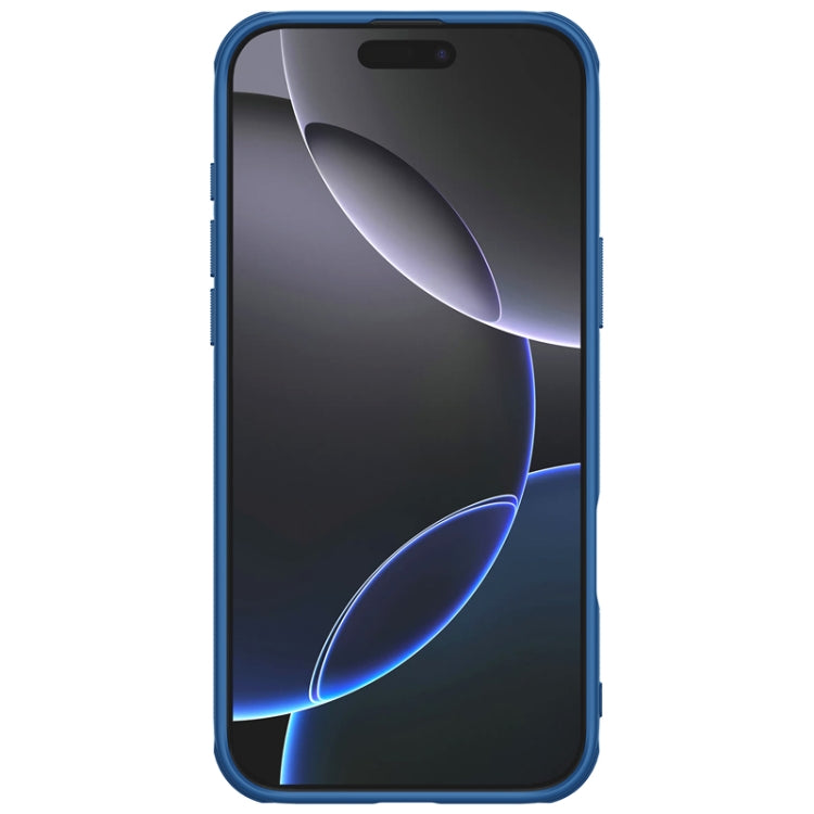 For iPhone 16 Pro Max NILLKIN Frosted Shield Pro PC + TPU Phone Case(Blue) - iPhone 16 Pro Max Cases by NILLKIN | Online Shopping UK | buy2fix