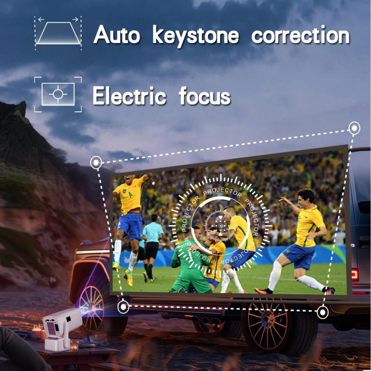 Y7S 720P Android 11 OS Portable Home WiFi Projector with Speaker, CPU:RK3326(EU Plug) - Mini Projector by buy2fix | Online Shopping UK | buy2fix