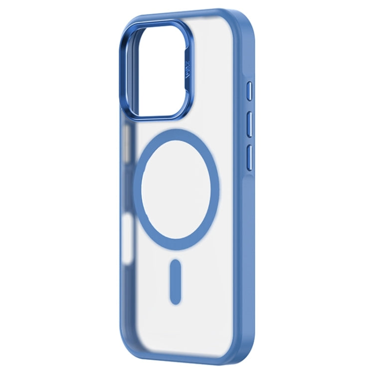 For iPhone 16 Plus ZGA Magsafe Frosted PC Hybrid TPU Phone Case(Blue) - iPhone 16 Plus Cases by ZGA | Online Shopping UK | buy2fix