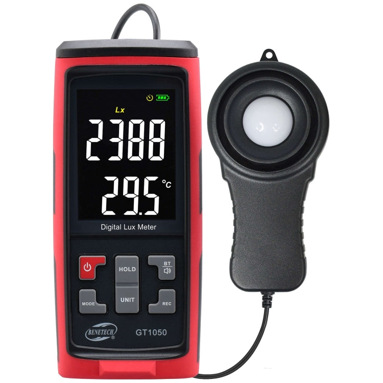 BENERECH GT1050 Professional Digital Light Lux Meter - Light & Sound Meter by BENETECH | Online Shopping UK | buy2fix