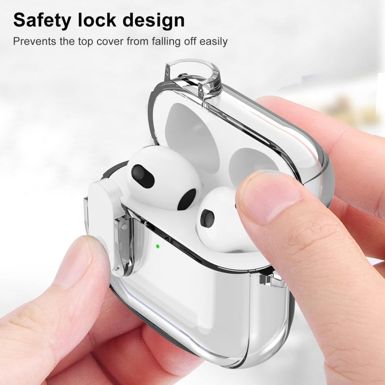 For AirPods 4 Ice Crystals Shockproof Earphone Protective Case(Transparent) - For AirPods 4 by buy2fix | Online Shopping UK | buy2fix