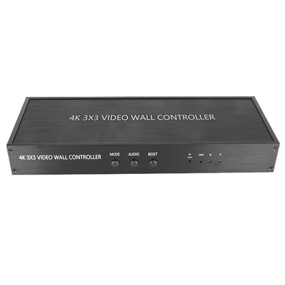 NK-BT88 4K 3x3 HDMI Video Wall Controller Multi-screen Splicing Processor with Remote Controller, Plug:UK Plug - Splitter by buy2fix | Online Shopping UK | buy2fix