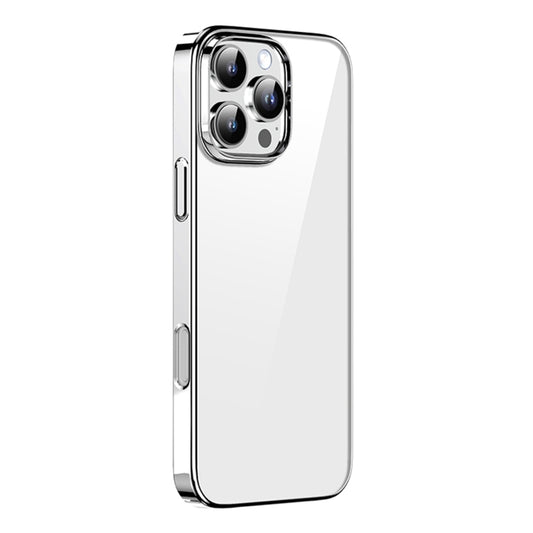 For iPhone 16 Pro Max Mutural Jiantou Series Electroplating Hybrid PC Phone Case(Silver) - iPhone 16 Pro Max Cases by Mutural | Online Shopping UK | buy2fix