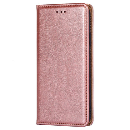 For iPhone 16 Plus Gloss Oil Solid Color Magnetic Leather Phone Case(Rose Gold) - iPhone 16 Plus Cases by buy2fix | Online Shopping UK | buy2fix