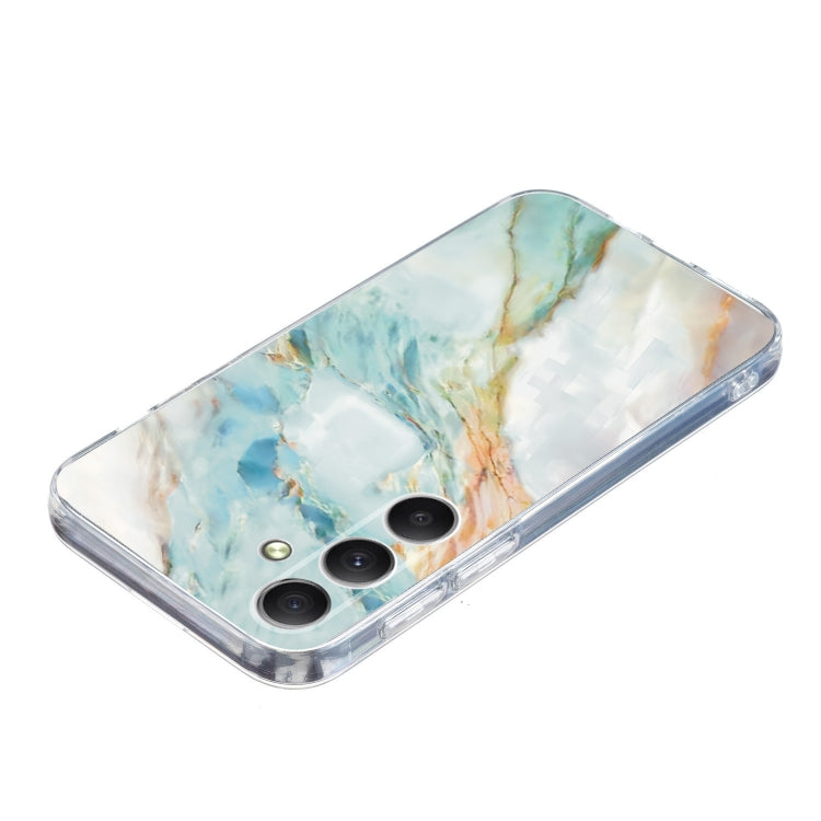 For Samsung Galaxy S25 5G Colorful Painting Pattern TPU Phone Case(Marble) - Galaxy S25 5G Cases by buy2fix | Online Shopping UK | buy2fix