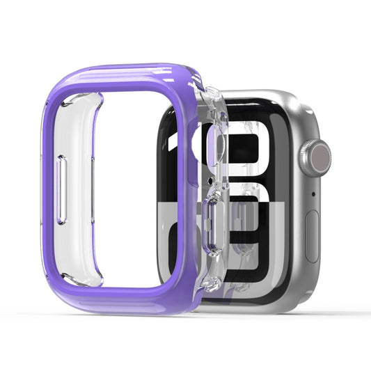 For Apple Watch Series 10 46mm DUX DUCIS Camo Series TPU Hybrid PC Watch Protective Case(Purple) - Watch Cases by DUX DUCIS | Online Shopping UK | buy2fix