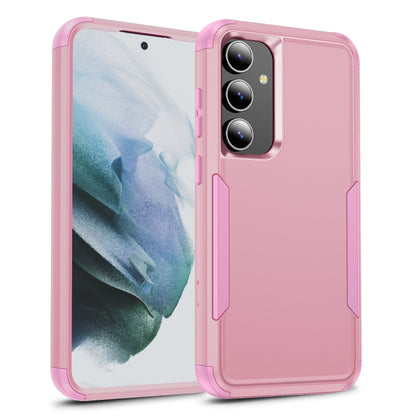 For Samsung Galaxy S25 5G TPU + PC Shockproof Protective Phone Case(Pink) - Galaxy S25 5G Cases by buy2fix | Online Shopping UK | buy2fix