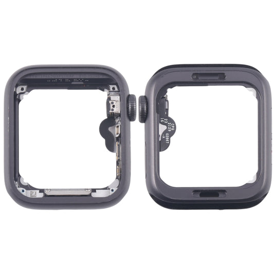 For Apple Watch Series 5 44MM LTE Aluminium Alloy Middle Frame Bezel Plate with Crown Spin Axis Flex Cable(Grey) - Middle Frame by buy2fix | Online Shopping UK | buy2fix